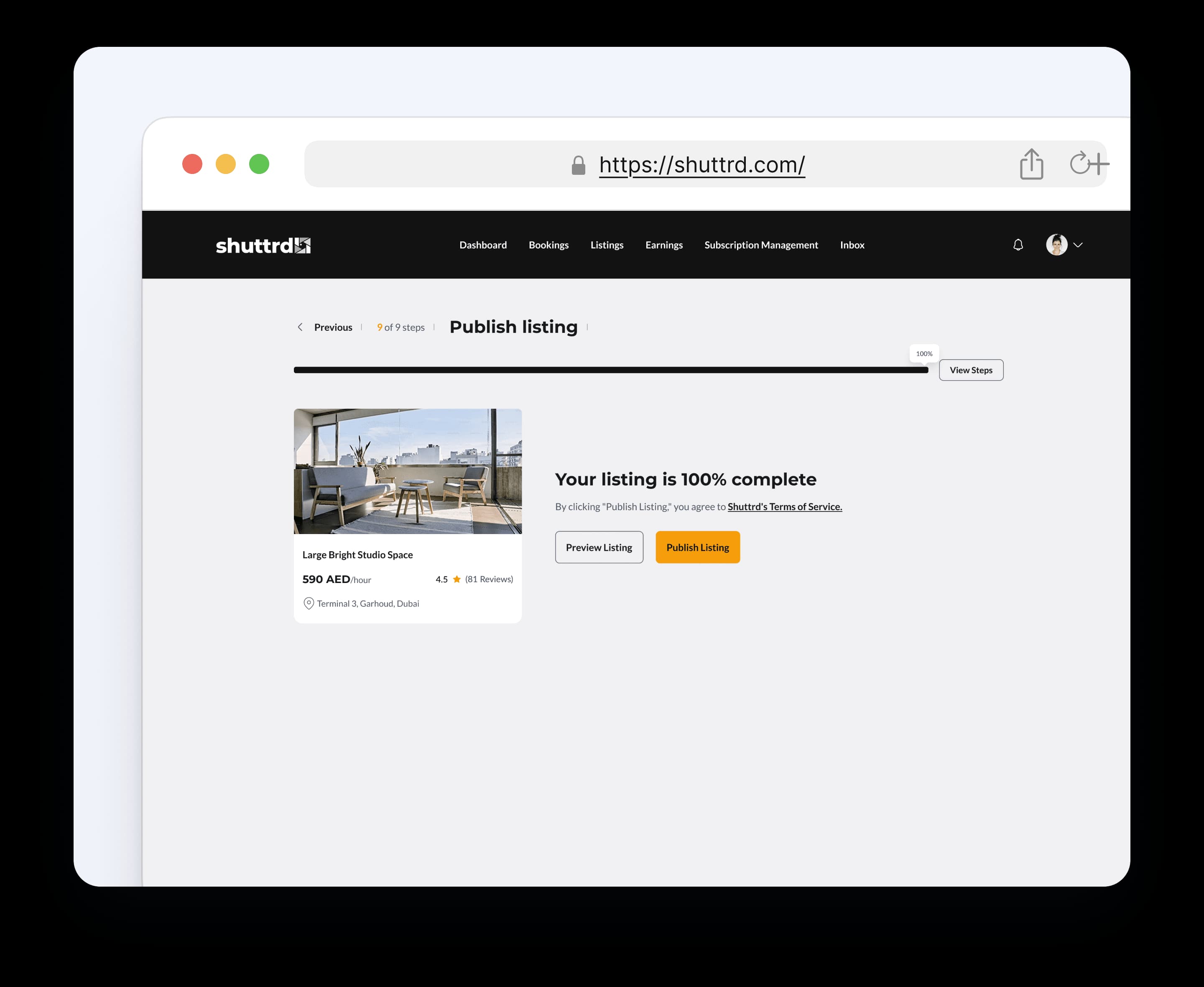 Publish Your Listing
